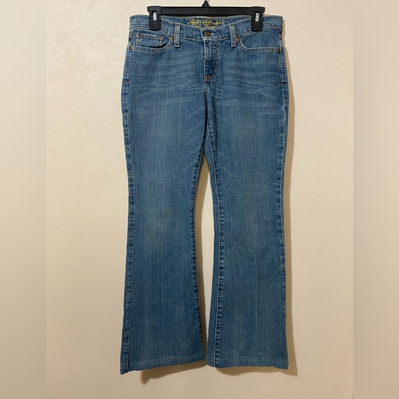 Abercrombie & Fitch Denim - Abercrombie & Fitch Flare Boot Cut Stretch Jeans Denim women’s size 4 Short